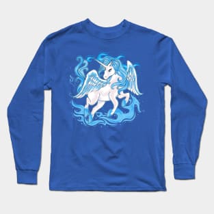 Water Unicorn Pegasus Pony Long Sleeve T-Shirt